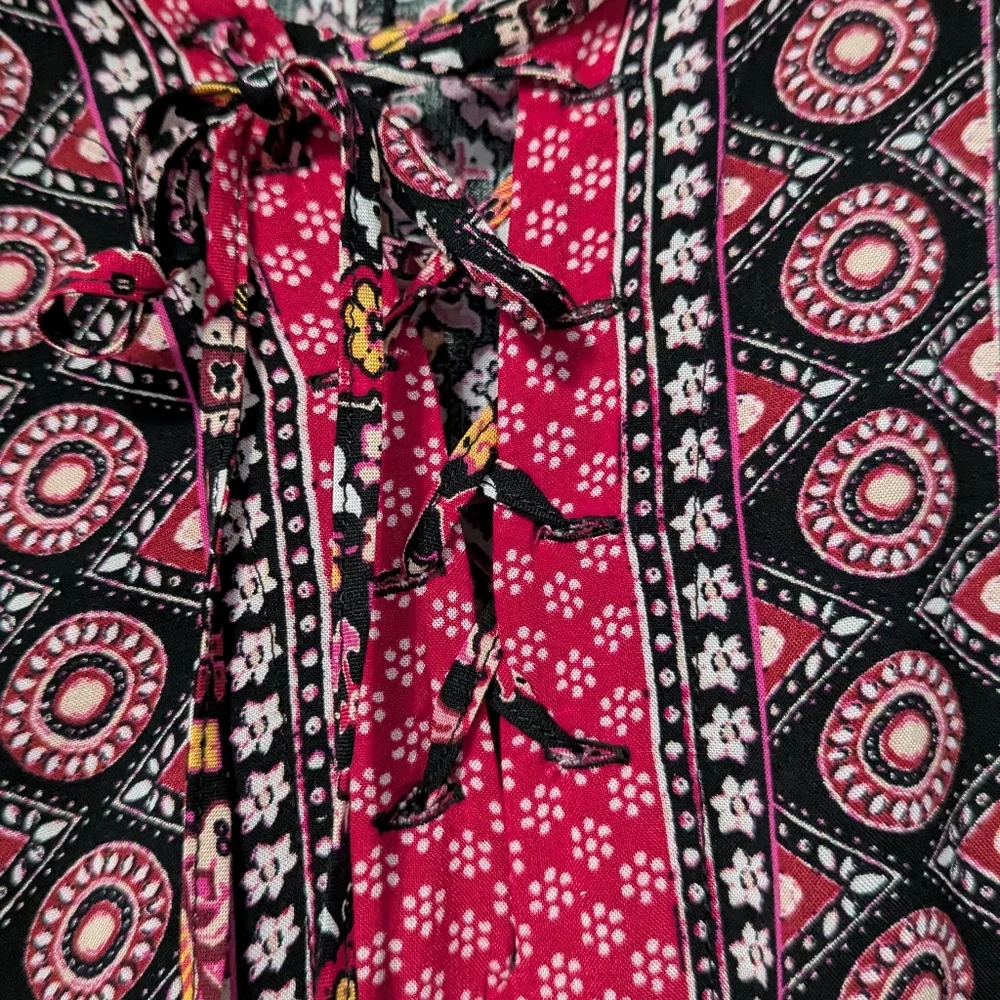 Lane Bryant Floral Boho Midi Dress Size 20 with Pockets! - Picture 5 of 7